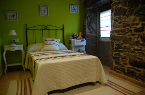 Krevet ili kreveti u jedinici u objektu A Casa de Sergio