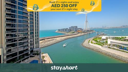 Free housekeeping visits during your stay - StayShort - Spacious 2BR in Dubai Marina Luxury Living