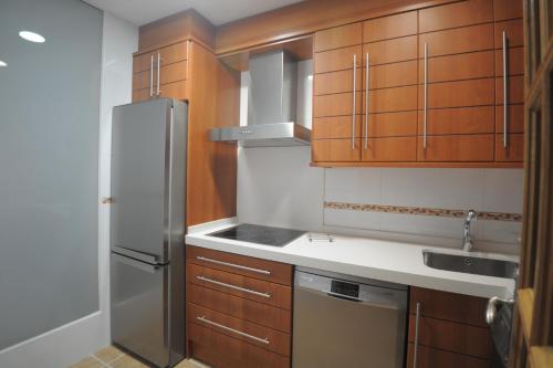 A kitchen or kitchenette at Cuencaloft La casa de Los Moralejos