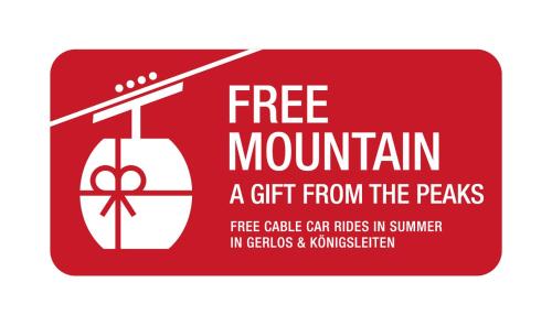 a gift from the peas sign at Anja's Schönblick - Bed & Breakfast in Gerlos