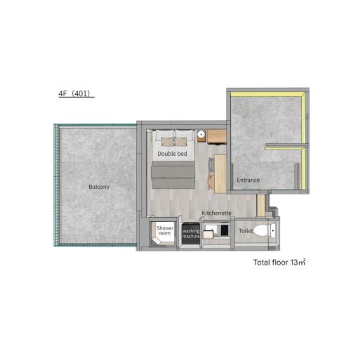 Shinjuku 2-chome City Stay 4F - 新宿2丁目 シティステイ 4F