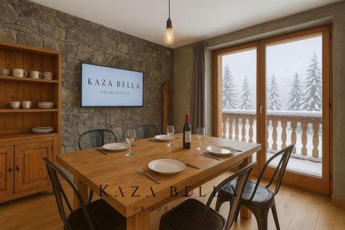 KAZA BELLA - Les Carroz Chalet moderne avec vue Duplex 3 chambres et 3 SDB Les Carroz Grand Massif