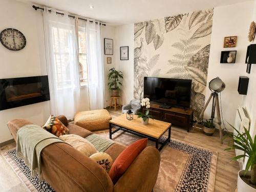 Maison cosy en plein centre de 7 personnes et 1 bébé avec patio