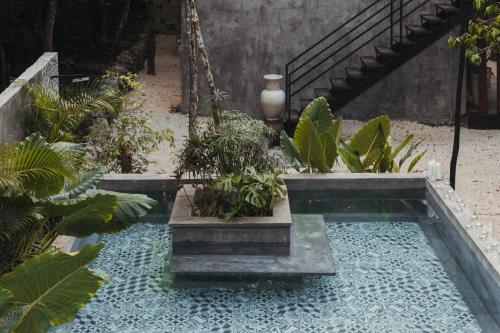 Taman di luar Casa Tattva