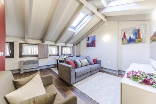 Χώρος καθιστικού στο Venice New Luxury Residence