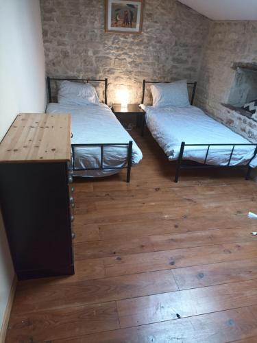 Llit o llits en una habitació de La Lavande