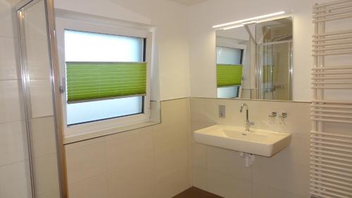 Koupelna v ubytování Appartements Gassner