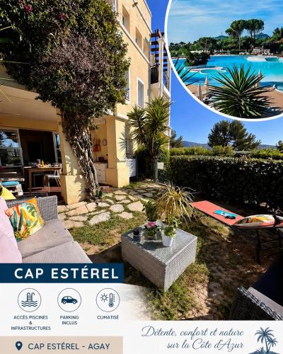 Appartement FH Premium Genius Le jardin sur La Mer clos -Parking -Piscine chauffée 04 avril &01 novembre - Saint Raphaël Cap Estérel