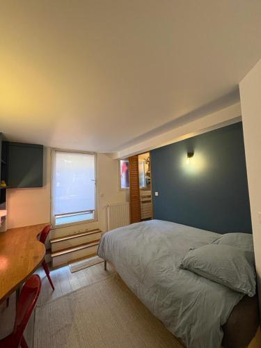 Llit o llits en una habitació de Villa Ribot