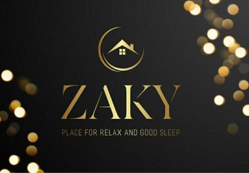 a logo for a house with the wordskjoy place for relax and good sleep at Apartmány Zaky in Vrbov