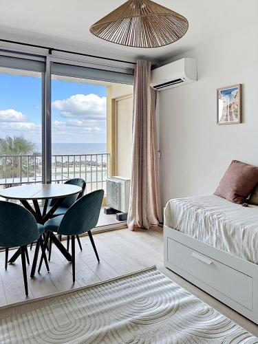 Vue mer exceptionnelle - Terrasse vue plage - Climatisation