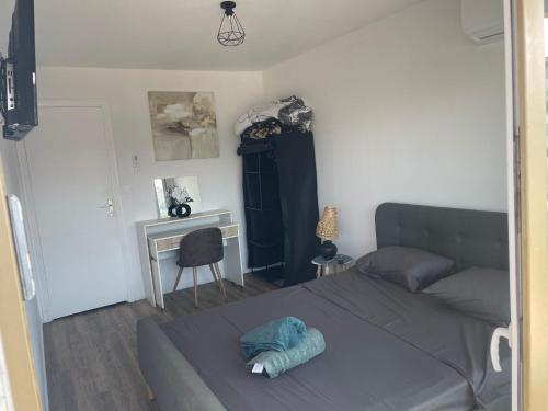 Room with Private Bathroom & WC , Balcony & Air Conditioning - Nice Centre, 5 min from Sea & Promenade