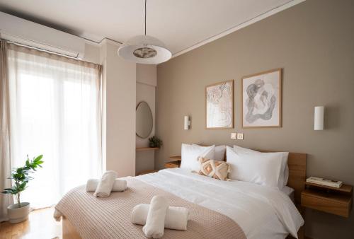 Sunny Modern Apt Side Acropolis View Ped Str
