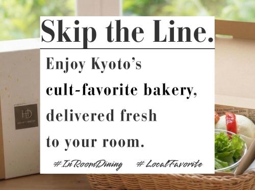 skip the line enjoy kyotos cut favorite bakery delivered fresh to your room at RESI STAY Kuon in Kyoto