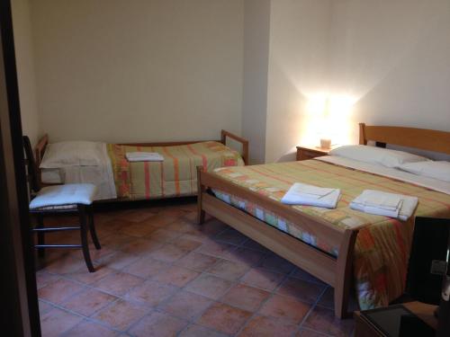 Una cama o camas en una habitación de Il Fienile