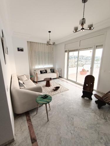 Modern apartment with a panoramic terrace