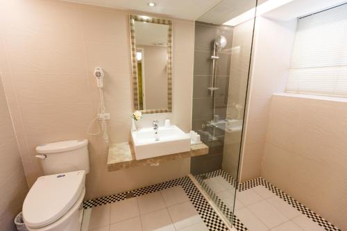Ванная комната в 宜都大飯店 Idol Hotel