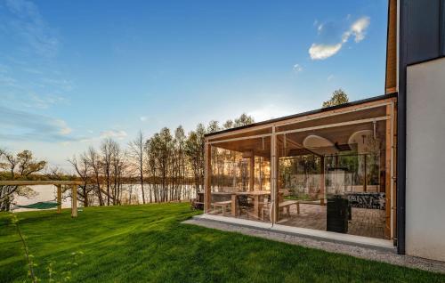 Beach Front Home In Ostrowite With Wifi