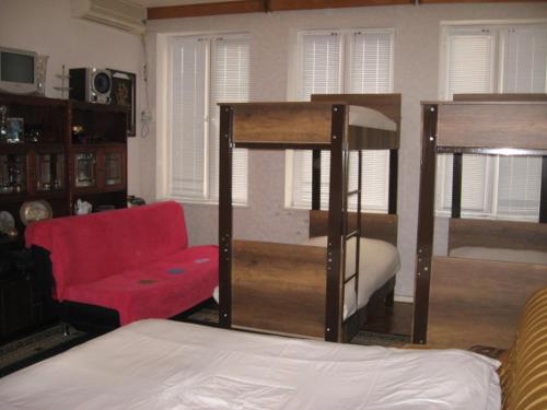 Postel nebo postele na pokoji v ubytování Hostel Temuri