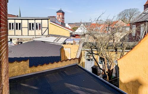 an overhead view of a roof of a building at 4 Bedroom Awesome Home In Ribe in Ribe