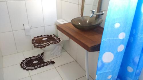 Ванная комната в Pousada Araçatuba