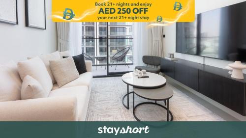 Free housekeeping visits during your stay - StayShort - Elegant 1BR in Binghatti House 4 Guests
