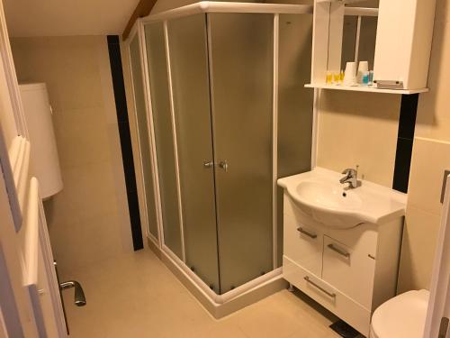 Et badeværelse på Guesthouse Knezevic