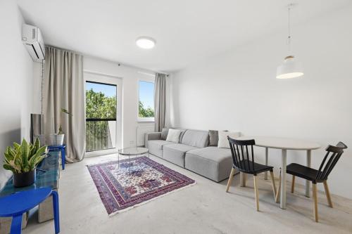 Sunny minimalist flat with balcony