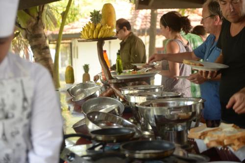 Jídlo v vily nebo okolí