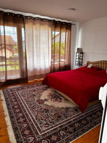 Llit o llits en una habitació de Sunset terrace