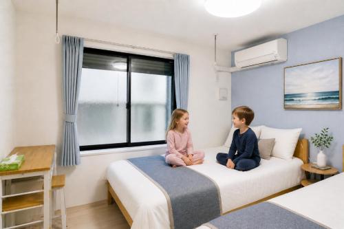 102Room 5 min walk from Gotanno station 20sqm apartment with private toilet and bathroom Direct access to popular travel destinations such as Ueno