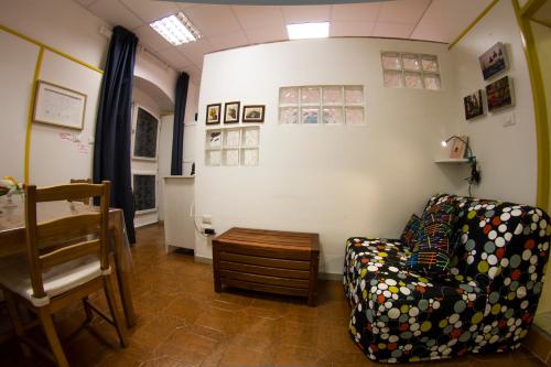 a living room with a couch and a table at A Casa Di Agata in Pellezzano