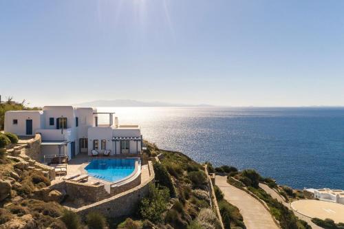 Excellent Mykonos Villa Villa Psarrou Omega 5 Bedrooms Stunning Sea Views Psarrou
