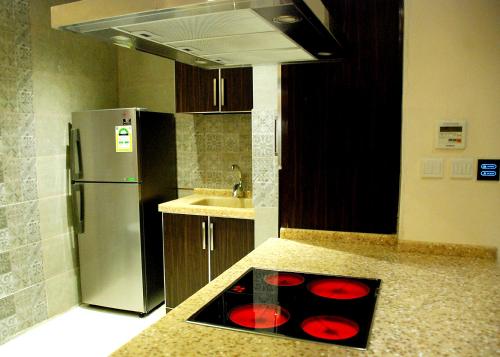 Dapur atau dapur kecil di Procare Apart hotel