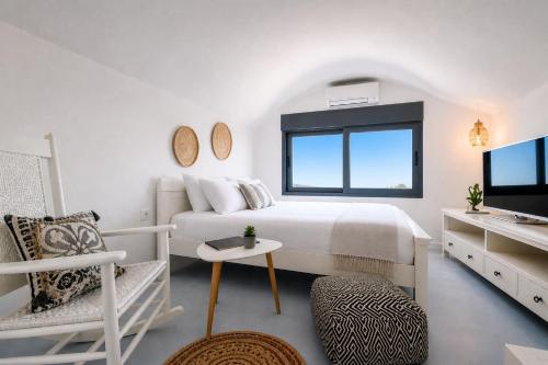 Jaccuzzi Romantic Suite in Firostefani,sea view!