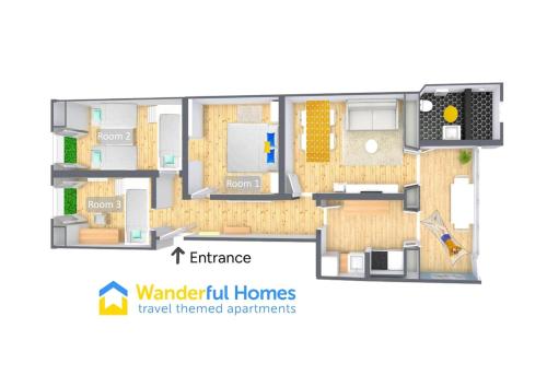 Wanderful Home - Travel Themed Apartment