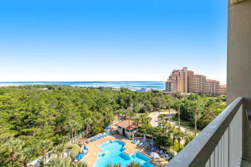 a view of the pool at a resort at Condo with Shoreline Views and Resort Pools in Destin