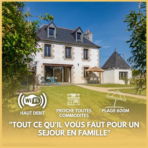 Maison Locquirecoise à 550m de la plage