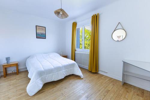 Gîte Ô Pré'Vert tesisinde bir odada yatak veya yataklar