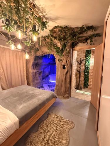 Luxury Cave Suite with Private Jacuzzi & Sauna
