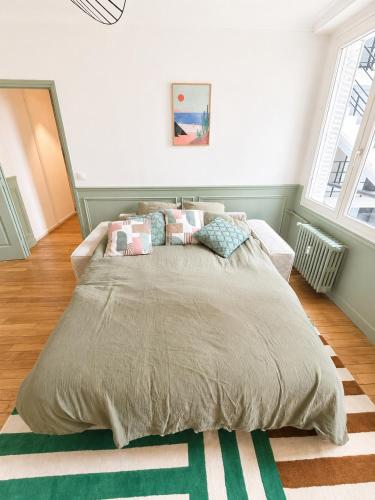 Quiet and bright apartment, Paris 17, medium-term stays, thirty nights or more