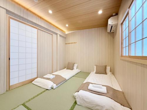机场直达天下茶屋步行5分钟 难波 心斋桥 道顿堀 Usj 全新日式 3卧1厅1厨2卫2浴 最大可9人