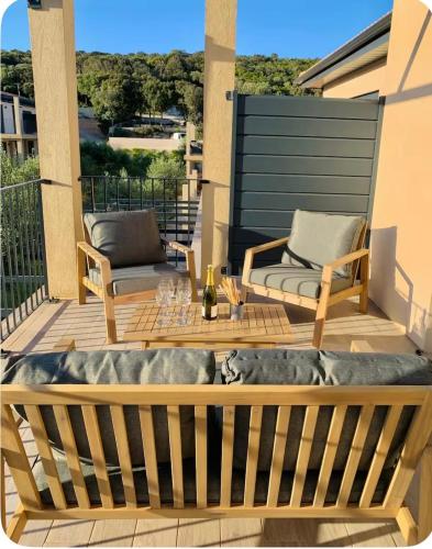 T3 proche proche plages, piscine, terrasse