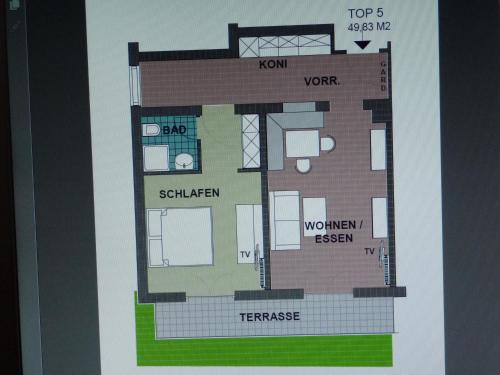 Haus Lungauの見取り図または間取り図
