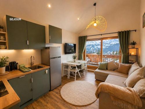 3 Chambres, Duplex avec balcon et magnifique vue, 5p