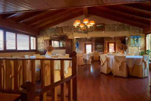 En restaurant eller et andet spisested på Casa Cruceiro