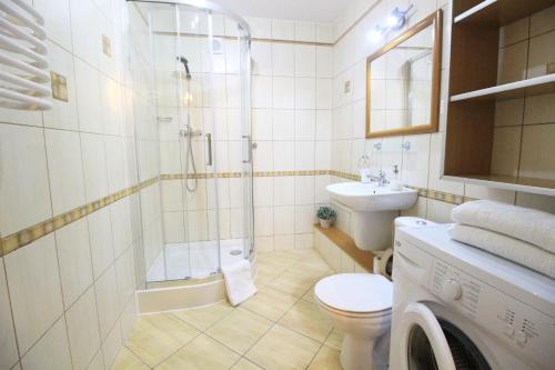 Kúpeľňa v ubytovaní Apartament BazaTatry Giewont View
