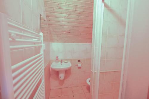 Kúpeľňa v ubytovaní Gazdovsky dvor "U Tlaciarov"