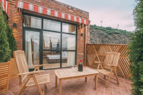 Balkón nebo terasa v ubytování Kisi Boutique Hotel
