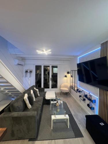 Зона вітальні в Charmant duplex